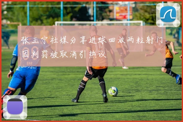 张玉宁社媒分享进球回放两粒射门因判罚被取消引热议